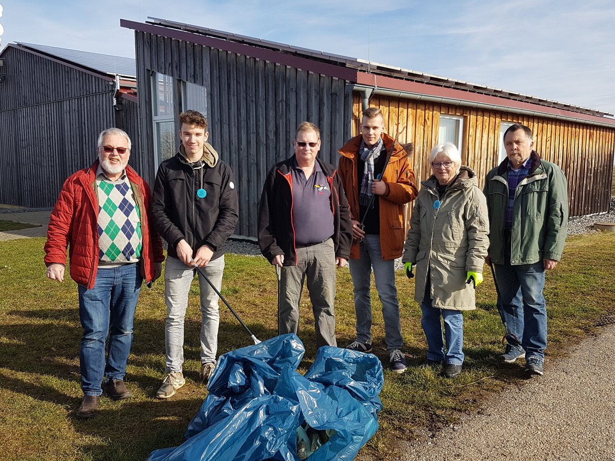 FSV bei der Aktion "sauberes Vaihingen" im Februar 2020